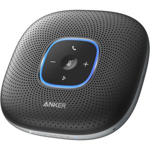 Anker PowerConf Speakerphone, Zoom Certified Conference Speaker with 6 Mics 360° Enhanced Voice Pickup, 24H Call Time, Bluetooth 5.3, USB C, Compatible with Leading Platforms for Personal Workspaces