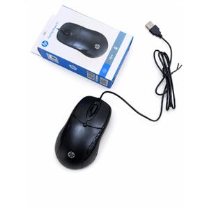 Hp S1 USB Wired Optical Mouse – High-Precision Plug & Play Computer Mouse (Black)