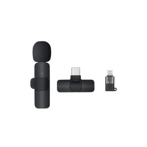K8 Wireless Clip-On Microphone for YouTube & Live Streaming