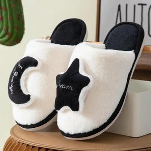 Generic Xim House Slippers-White and Black 