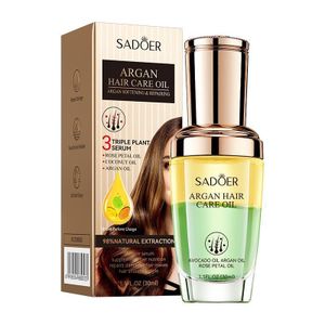 SADOER Argan Oil Hair Care, Softening And Repairing Oil with Tripple Oil, Rose Petal Oil, Coconut Oil and Argan Oil