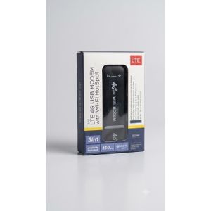 3-in-1 LTE 4G USB Modem with Wi-Fi Hotspot