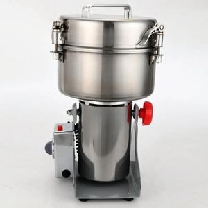 Commercial Dry Powder Grinders - Silver
