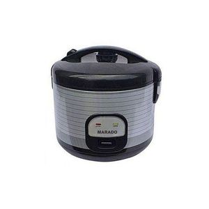 Marado Electric Rice Cooker With Steaming Feature - Red