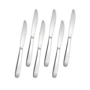 6Pcs Of Table Knives, Silver