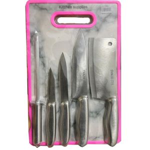 5 Piece Set of Knives - Silver