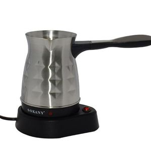 Sokany 0.5L Coffee Maker Machine  Stainless Steel Electrical Kettle Pot, Silver.