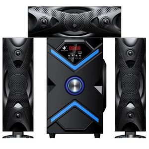3.1CH Bluetooth Multimedia Subwoofer Speaker System CT-6011 – Strong Bass, FM Radio, USB & SD Card Support – Black