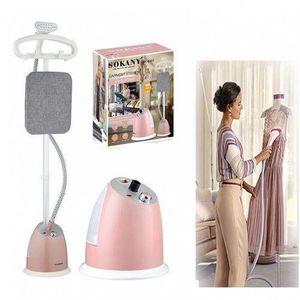 Sokany Vertical Garment Steamer Water Capacity 2.2L Electric Pump 2.0Bar 2200W- Pink .