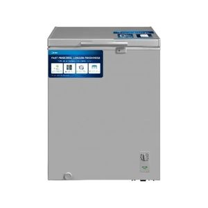 Midea 142L Color Chest Freezer Refrigerator- Grey