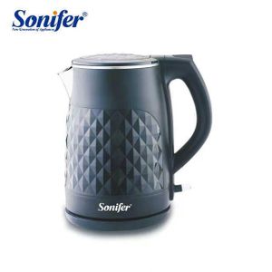 Sonifer 1.8L Milk And Water Electric Kettle - Black, White