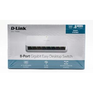 Dlink  DGS-1008A 8-Port Gigabit Easy Desktop Switch.