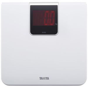 Tanita Weight scale Small white HD-662-WH Power on just by riding About A4  size Backlit// Function