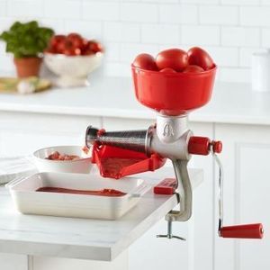 Aluminium Alloy Manual Juicer, Jam and Sauce Press Tomato Sauce Making Machine, Thick Tomato Milling Machine, Aluminum Alloy Tomato Strainer for Pasta Sauces, Fresh Salsa, Puree Hammacher Schlemmer -Multicolor