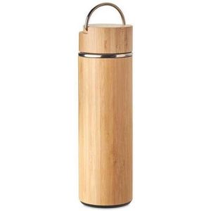 Bamboo portable thermal bottle