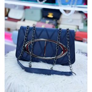 Ladies Hand Bag -Navy Blue 