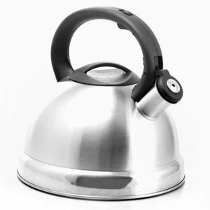 Hoffer 4.3 Litre Whistling Tea Boiling Kettle - Silver