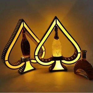Bottle Service Sign, Bottle Presenter for Night Club, Bottle Sparklers, Ace of Spades Champagne VIP Bottle Presenter