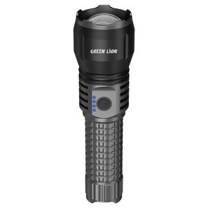 Green Lion Hunter Portable LED Torch - Grey