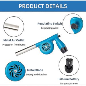 portable electric air blower designed for BBQ grills