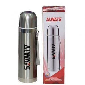 Always Stainless Steel Flask 0.5L - Silver