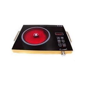 Hoffmans Multifunctional  Electric Infrared Cooker Portable Induction Cooker With Crystal Touch Panel -Black
