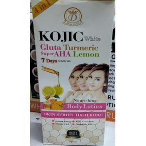 Kojic White Gluta Turmeric Super AHA Lemon body lotion For  Nourishing 