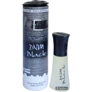 Al Nuaim  DNM Black Attar Roll On Cylinder Pack Floral Attar ,6ml