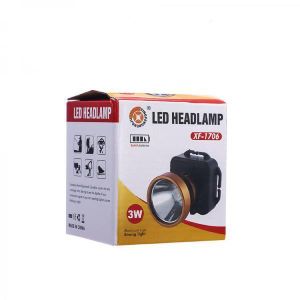 Hunting friends Super Bright LED Headlamp 2 Light Mode Waterproof Headlight Built- Rechargeable Batteries Adjustable Gold Head Torch 