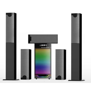 Global Star Gs-9115 Bluetooth home theater 5.1 multimedia loud, home speaker system- black 