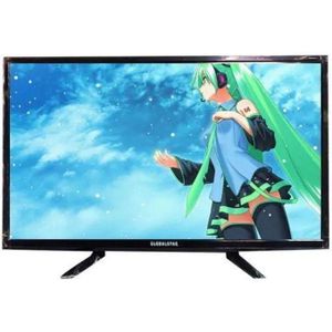 Global Star 22" Inch Full Analog LED TV Flat Screen, Free-To-Air, USB & HDMI Support - Black