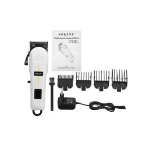 Sokany Electric Rechargeable Hair Shaving Machine-White