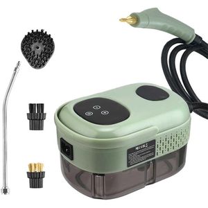 Handheld High Pressure Steam Cleaner 2500W 3BAR with Brush Heads - High Temperature Steam Cleaner with Intelligent Touchscreen Professional Steam Cleaning Machine For kitchen appliances Bathrooms, Furniture And household cleaning 