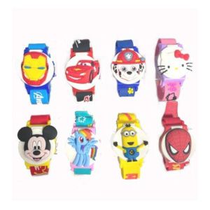 One Piece Cartoon Characters Digital Wrist Watch Toy Digital Watch For Kids - Multicolour
