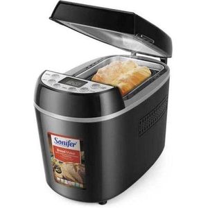 Sonifer  Automatic Electric Programmable Digital Bread Maker Machine- Black&White