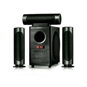 Djack DJ-903L 3.1 X-Bass, Bluetooth Home Theatre Multimedia Speaker System with FM Radio, USB & SD Ports - Black