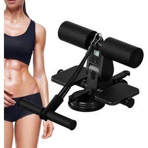 Portable Sit-Up Bar Ab Trainer with Strong Suction Cup Base, Resistance Bands & Foam Foot Pads – Home Gym Equipment for Abs, Core & Full Body Workout (Multicolor)
