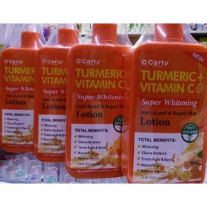 O'Carly Tumeric+ Vitamin C Super Whitening Anti acne & Repair Skin  Body Lotion