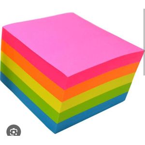 Light 250 Sheet Super Sticky Notepad, Plain Notes