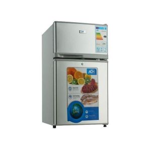 ADH 120 Litres Defrost Double Door Top Freezer Fridge - Silver/Blue 