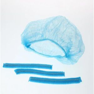 100pcs disposable hair nets - blue