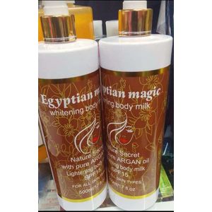 Egyptian Magic  Pure Argan Oil  Whitening & Lightening Body Milk Lotion-500ml 