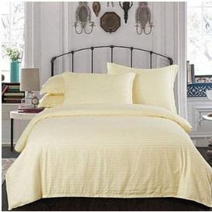 4pcs Quilt/Duvet Cover / Duvet protector with Zip - Cream