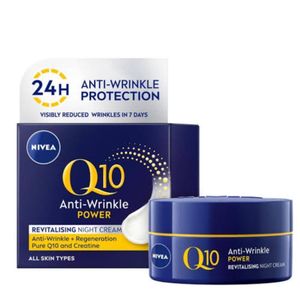 NIVEA Q10 Power Anti-Wrinkle + Firming Night Cream For Women 