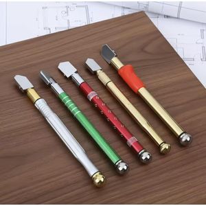 10pcs Diamond Tipped Heavy Duty Glass Cutter - Multicolor 