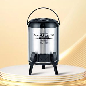 9.5L Double Tap Travel Flask – Insulated Beverage Dispenser, Dual Tap, Portable Travel Flask