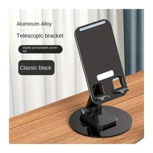 Adjustable Desktop Phone Stand – Universal Holder for Smartphones – Black