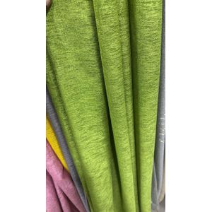 4 Metres (2pcs) A pair of Green plain for a patio sliding door and window Curtains.