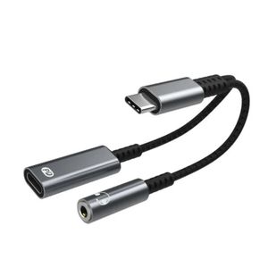 Aldeepo High Density Braided 2 in 1 Cable - Black