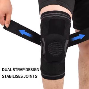 Adjustable Knee Support Brace with Dual Straps - Compression Knee Sleeve Pad for Joint Pain Relief, Arthritis, Meniscus Tear, Sports & Gym (Unisex)